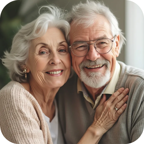 CBD for Health Happy Elderly Couple